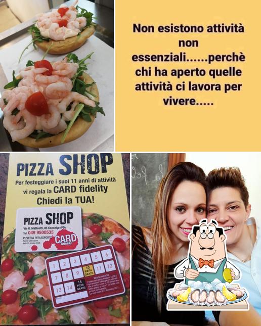 Prenditi la cucina di mare a Pizza Shop