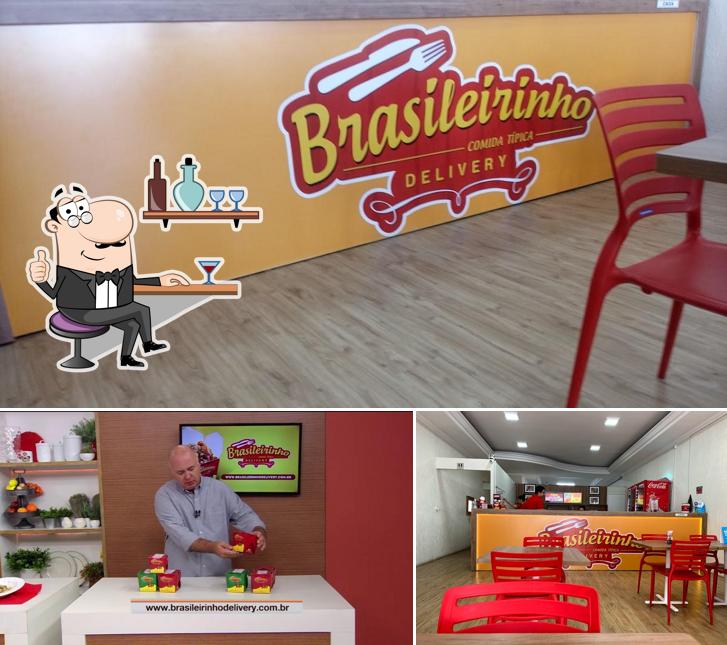 O interior do BRASILEIRINHO DELIVERY