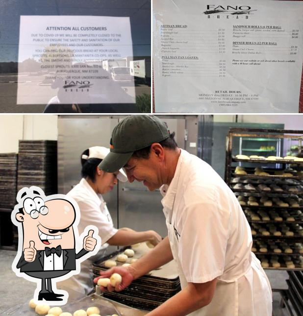 Fano Bread Company in Albuquerque Restaurant menu and reviews