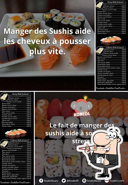 Commandez de nombreuses options de sushi