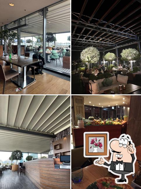 Installez-vous à l'une des tables de Filini Restaurant