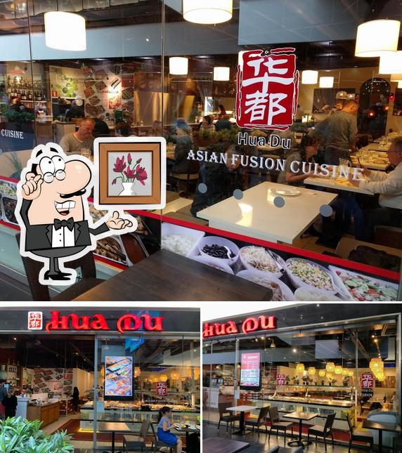 The interior of Hua Du Asian Fusion Cuisine