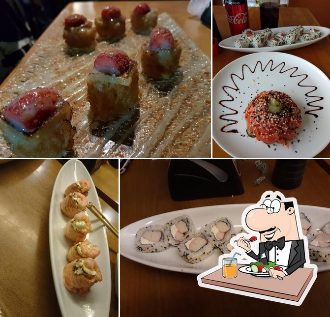 Platos en Kinay Sushi