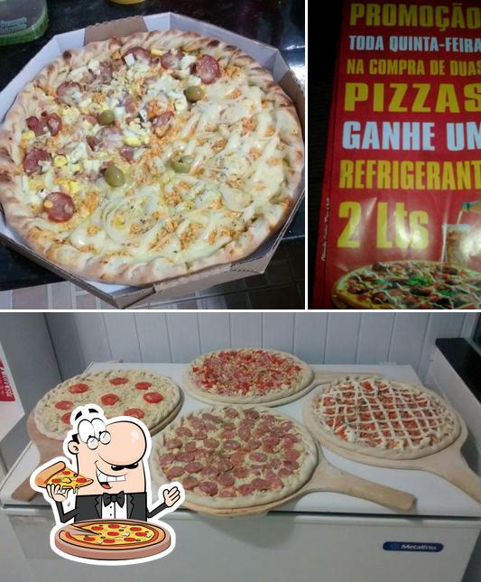 Peça diversos variedades de pizza