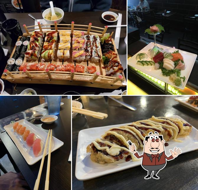 Еда в "Sushi Heaven"