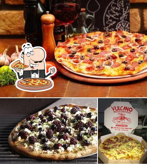 Experimente pizza no Vulcano Pizzeria