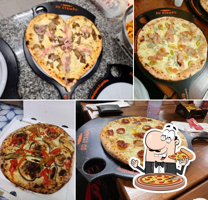 A Su Stampu Pizzeria Iglesias, puoi provare una bella pizza