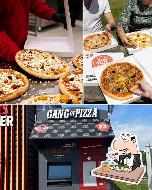 Voici l’image affichant la nourriture et extérieur sur Gang Of Pizza