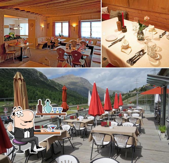 Gli interni di Gasthaus & Hotel Berninahaus