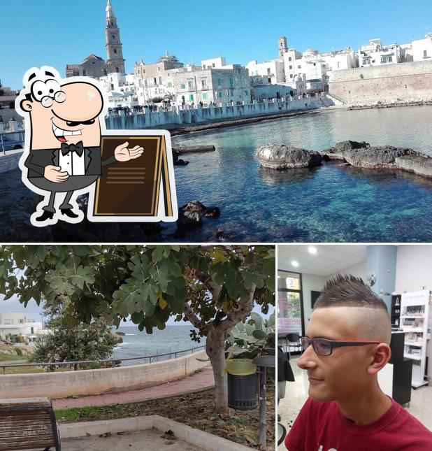 Goditi la vista dagli esterni di Mercedes Cafè