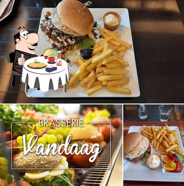 Prueba una hamburguesa en Brasserie Vandaag