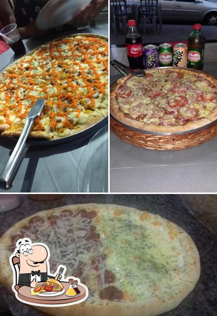 Experimente pizza no Pizzaria Isabela