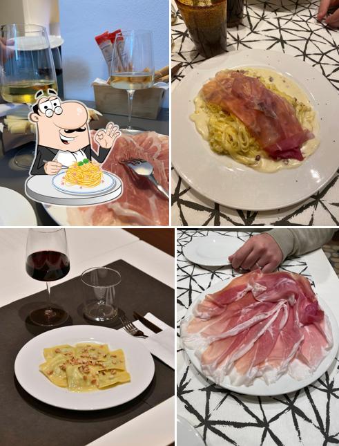 Spaghetti alla carbonara al Prosciutteria Panorama Friuli