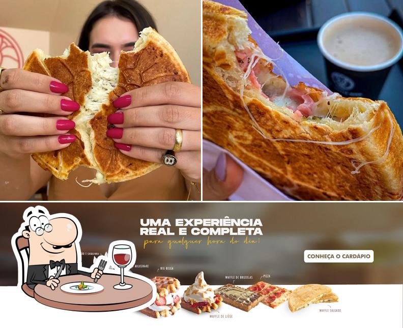 Comida em The Waffle King - Shopping Jockey (Curitiba)