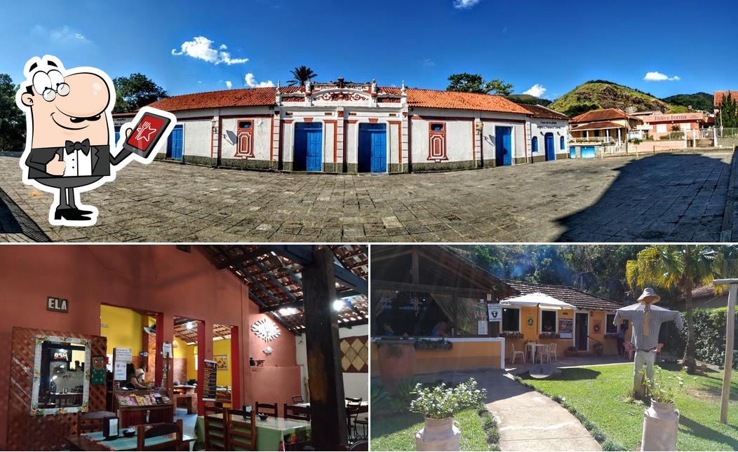 Você pode espairecer no exterior Restaurante Comida Mineira
