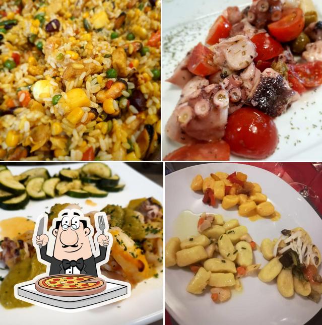 Prenez différents types de pizzas