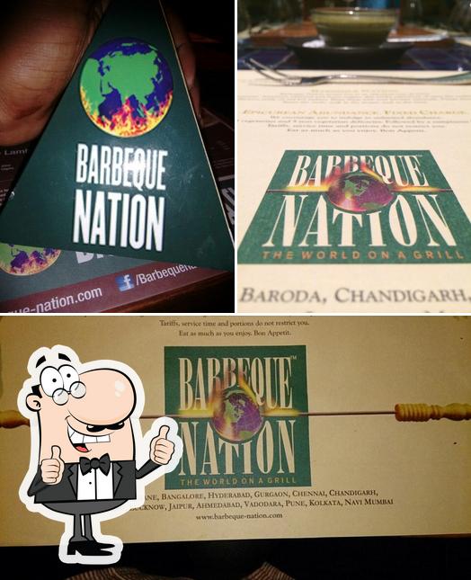 Look at the pic of Barbeque Nation
