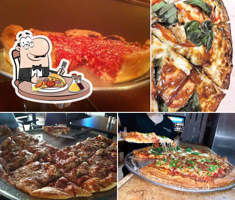 Try out pizza at Bourbon House Pizza