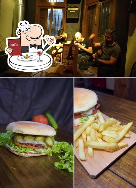 Entre diversos coisas, comida e interior podem ser encontrados no Dharma Brewpub
