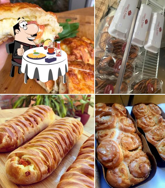 Peça um hambúrguer no Grano a Mano Panetteria