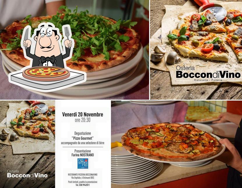 Scegli una pizza a Ristorante Bocondivino Bioffice Srl