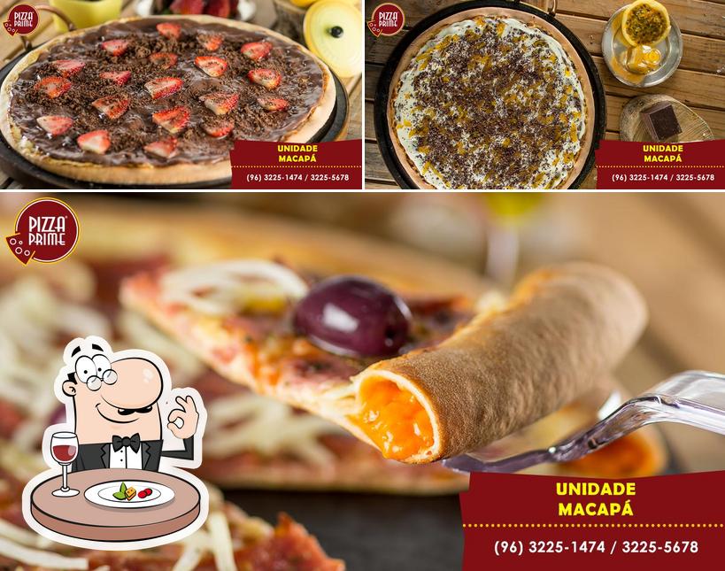 Comida em Pizza Prime