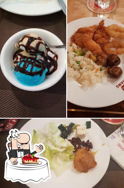 Restaurant Zhang bietet eine Mehrzahl von Süßspeisen