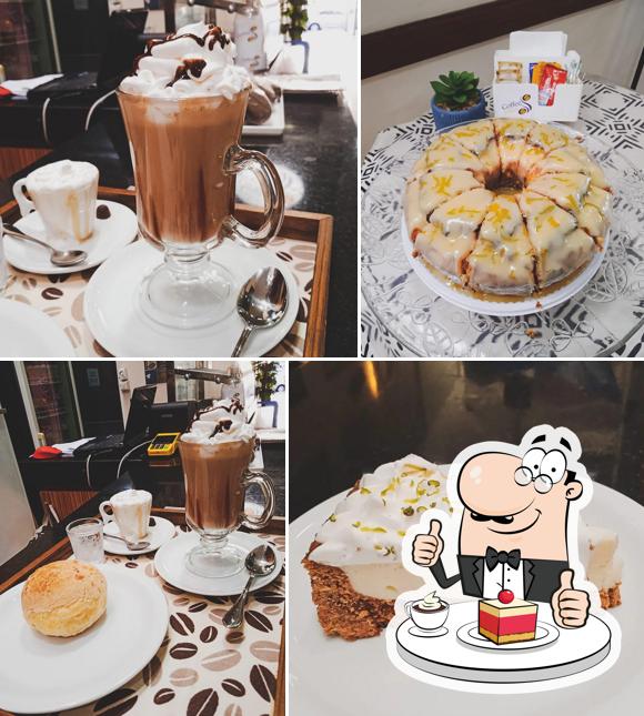 Coffee Place oferece uma variedade de pratos doces