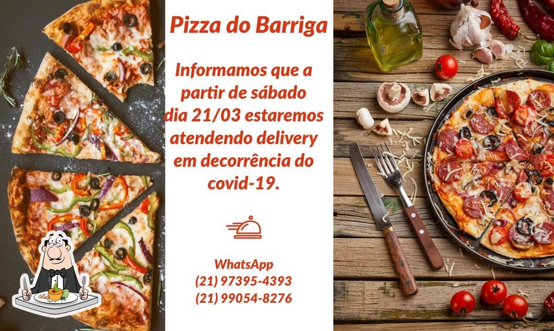 Comida em Pizza do Barriga