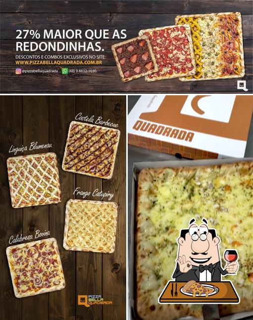 Peça pizza no Pizzaria Bella Quadrada