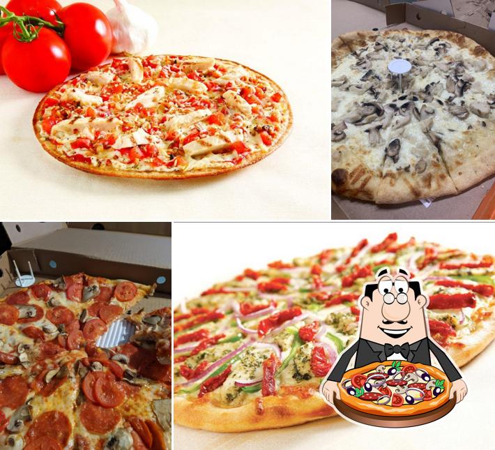 Elige entre diferentes formatos de pizza