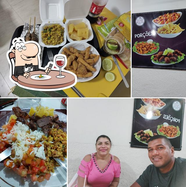 Comida em Jantinha Gamela