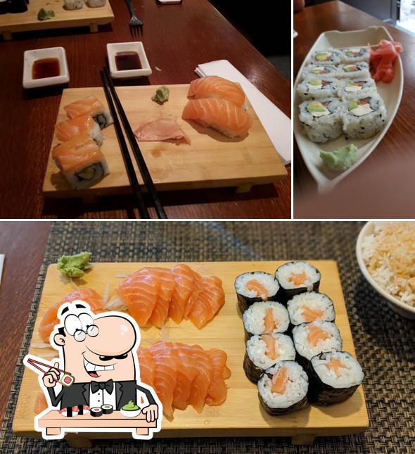 Pide uno de sus distintos tipos de sushi