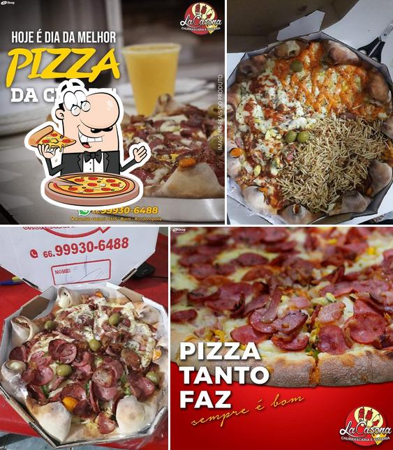 Escolha diferentes estilos de pizza