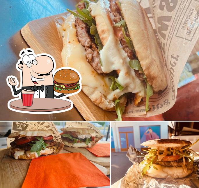 Prova un hamburger a Grindogballs