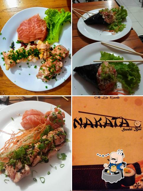 Platos en Nakata Sushi Bar