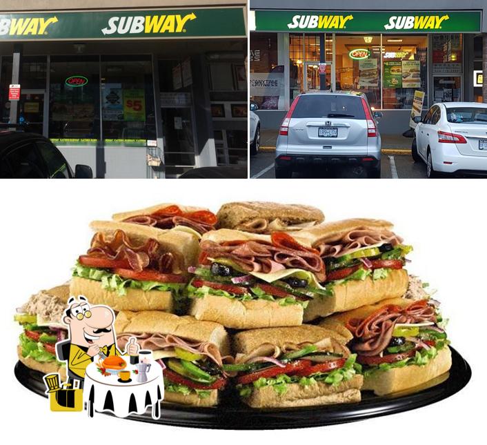 Nourriture à Subway