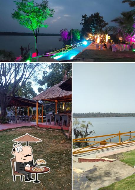 The exterior of Wasudeo Jheel Lake View Restaurant