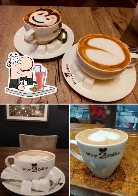 Way 2 Coffee offers a range of beverages