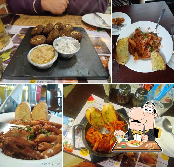 Food at The Beer Café