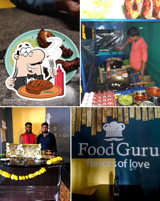 Get meat dishes at Food Guru