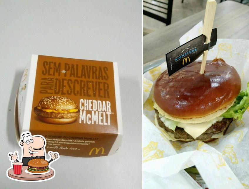 Consiga um hambúrguer no McDonald's