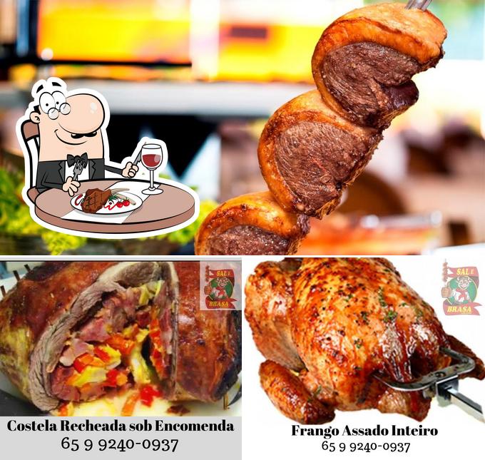 Peça pratos de carne no Sal e Brasa Assados