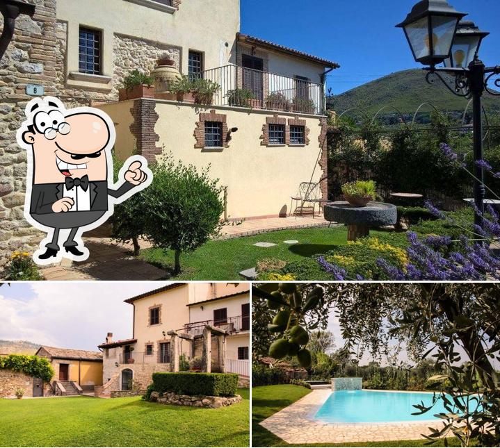 Goditi la vista dagli esterni di Agriturismo Santo Pietro
