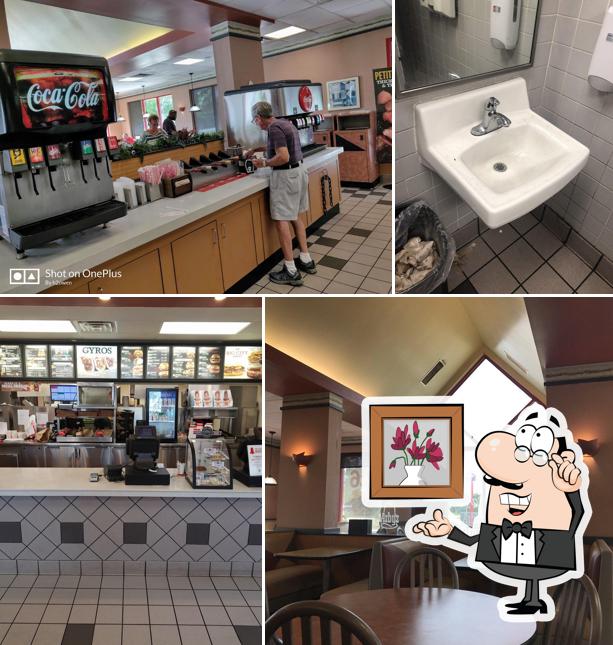 El interior de Arby's