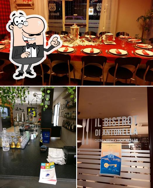 Gli interni di Il Bistrot di Antonella