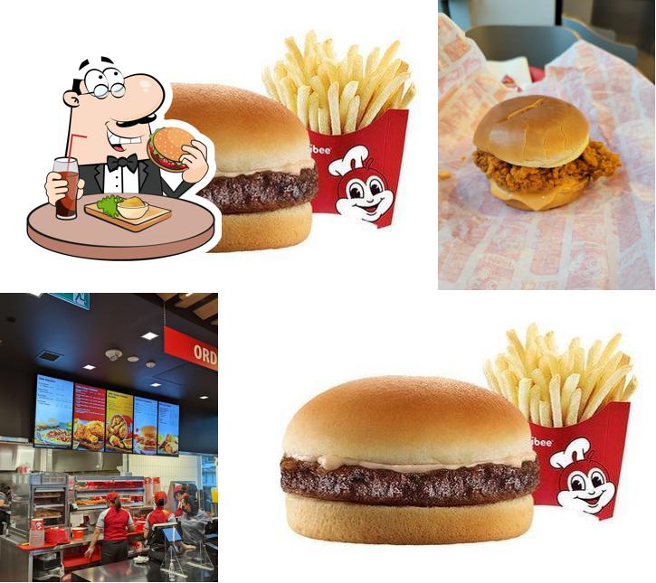 Commandez un hamburger à Jollibee