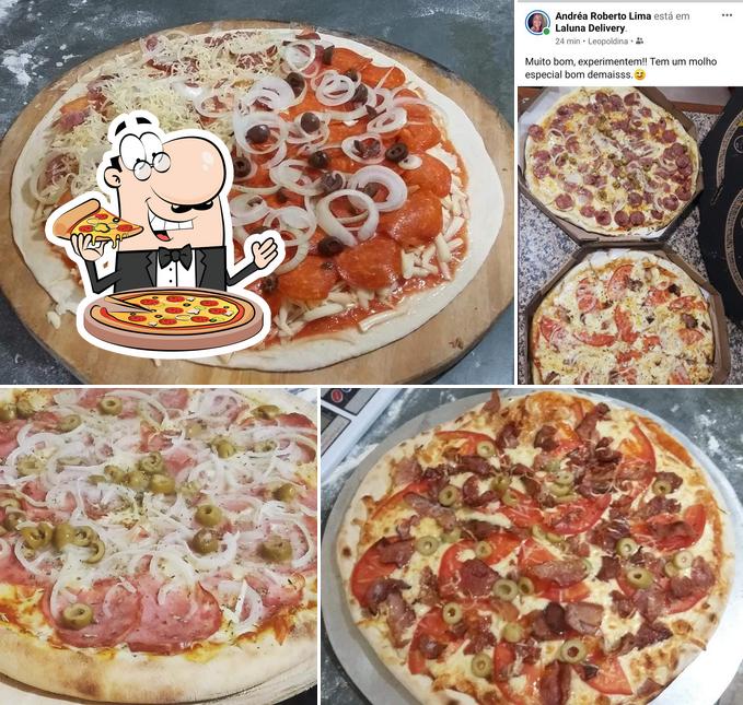 Consiga pizza no Laluna Delivery