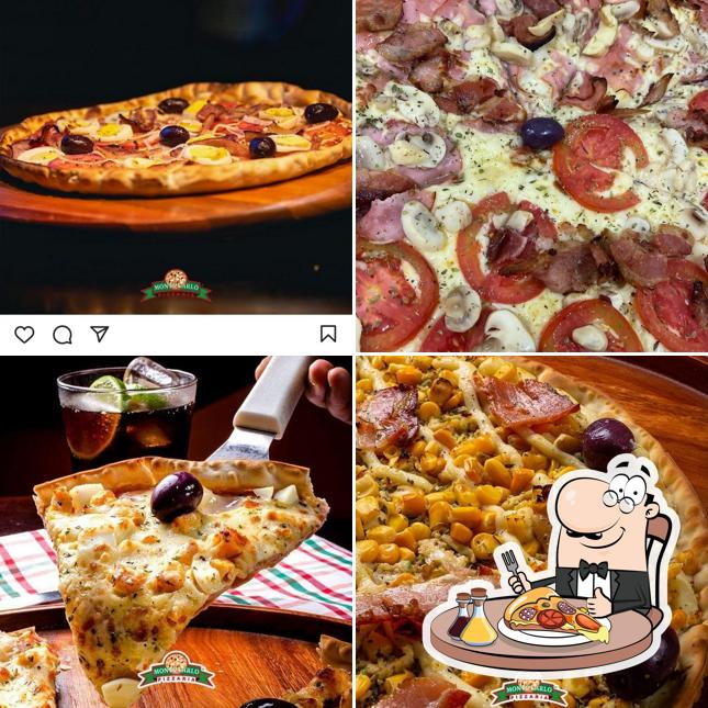 Escolha pizza no Pizzaria Monte Carlo Mirassol