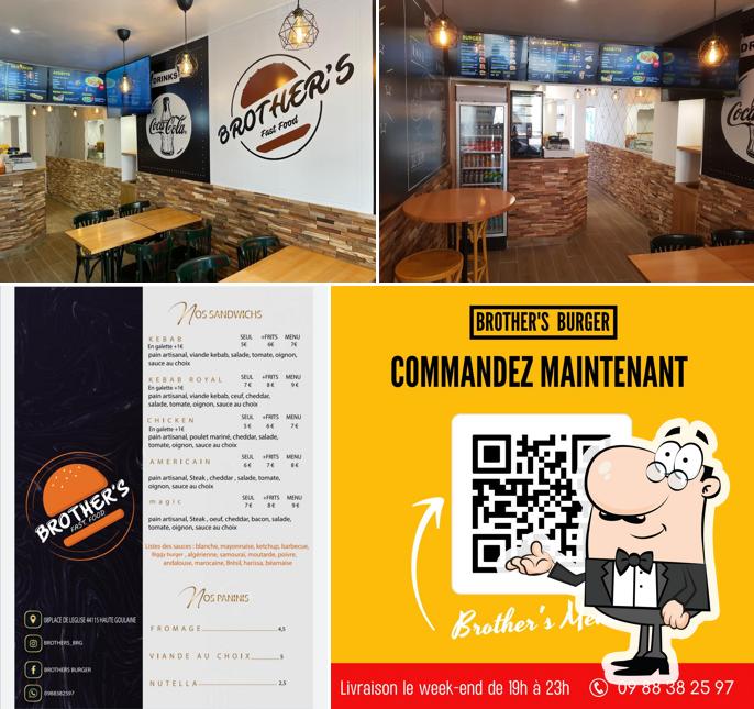 L'intérieur de Brother's burger